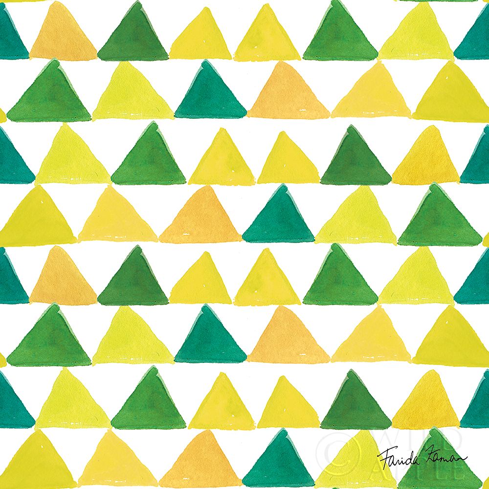 Wall Art Painting id:221984, Name: Mellow Yellow Step 05A, Artist: Zaman, Farida