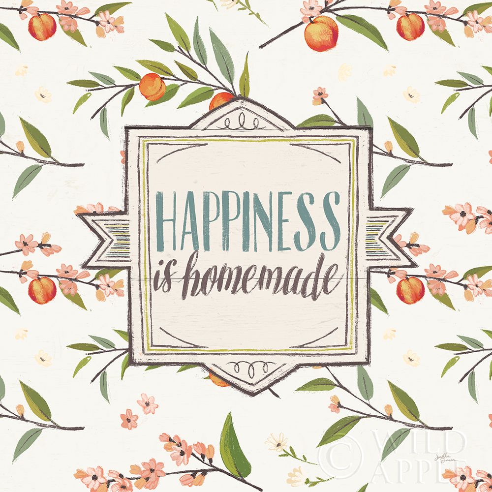 Wall Art Painting id:252408, Name: Sweet Life VI White v2, Artist: Penner, Janelle