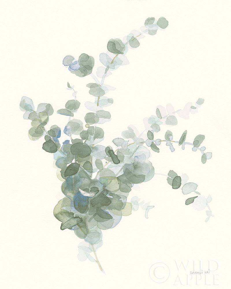 Wall Art Painting id:252391, Name: Scented Sprig II Cool, Artist: Nai, Danhui