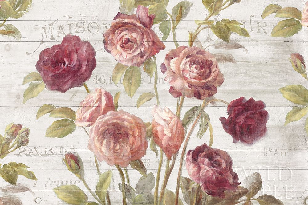 Wall Art Painting id:227513, Name: French Roses I, Artist: Nai, Danhui