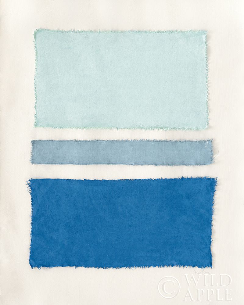 Wall Art Painting id:257777, Name: Painted Weaving V Pacific Blue, Artist: Rhue, Piper