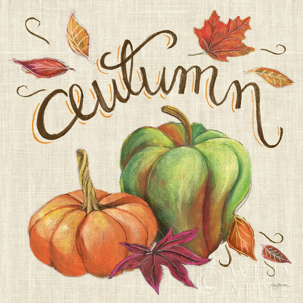 Wall Art Painting id:257807, Name: Autumn Harvest I Linen, Artist: Urban, Mary