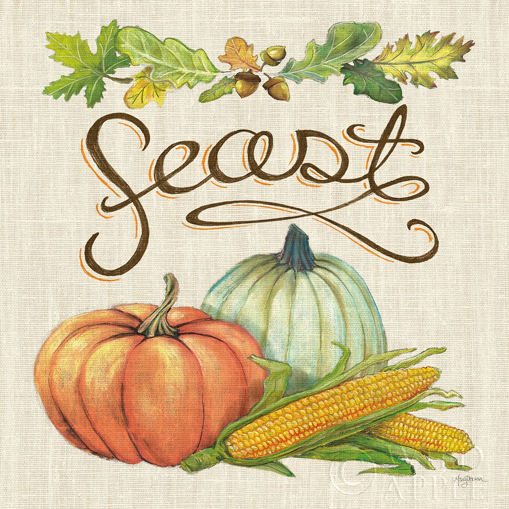 Wall Art Painting id:257808, Name: Autumn Harvest II Linen, Artist: Urban, Mary