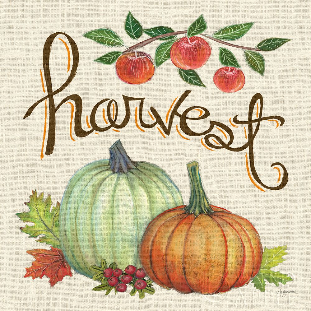 Wall Art Painting id:257810, Name: Autumn Harvest IV Linen, Artist: Urban, Mary