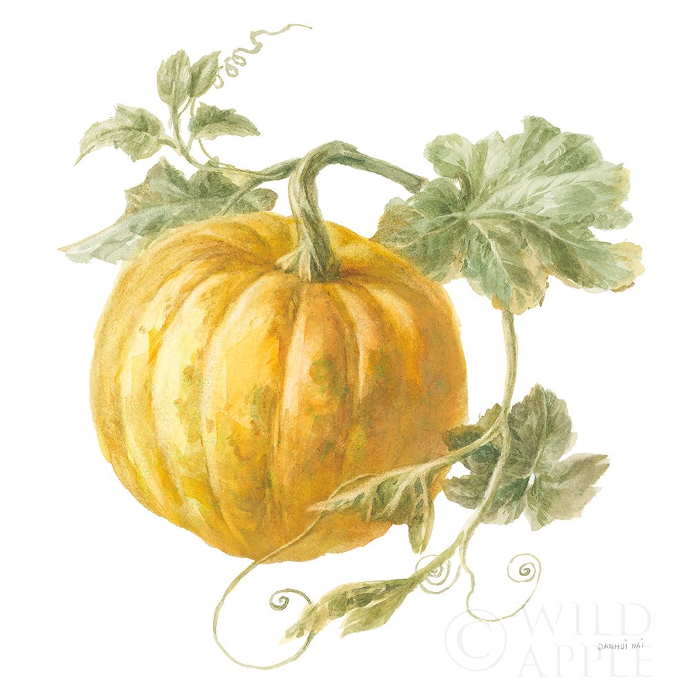 Wall Art Painting id:247521, Name: Floursack Autumn V on White, Artist: Nai, Danhui