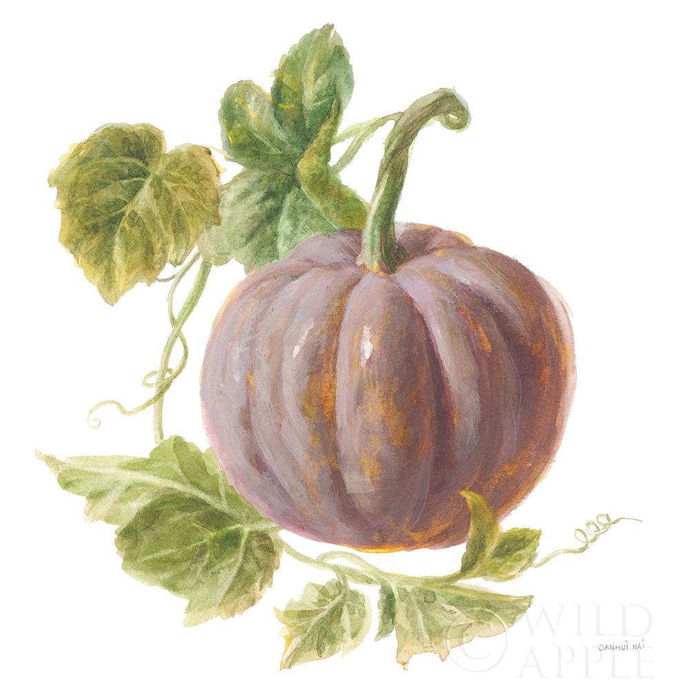 Wall Art Painting id:247523, Name: Floursack Autumn VII on White, Artist: Nai, Danhui