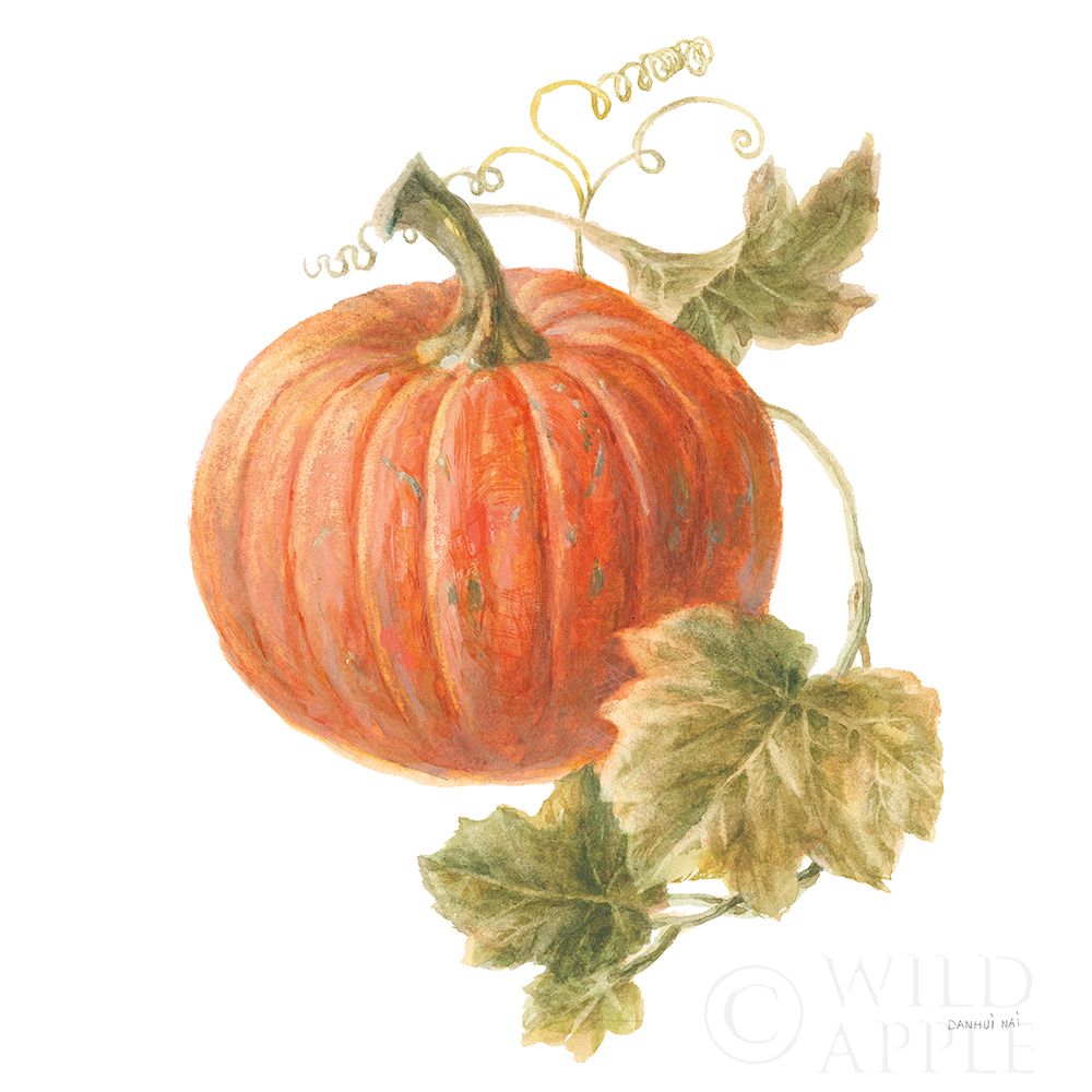 Wall Art Painting id:247524, Name: Floursack Autumn VIII on White, Artist: Nai, Danhui