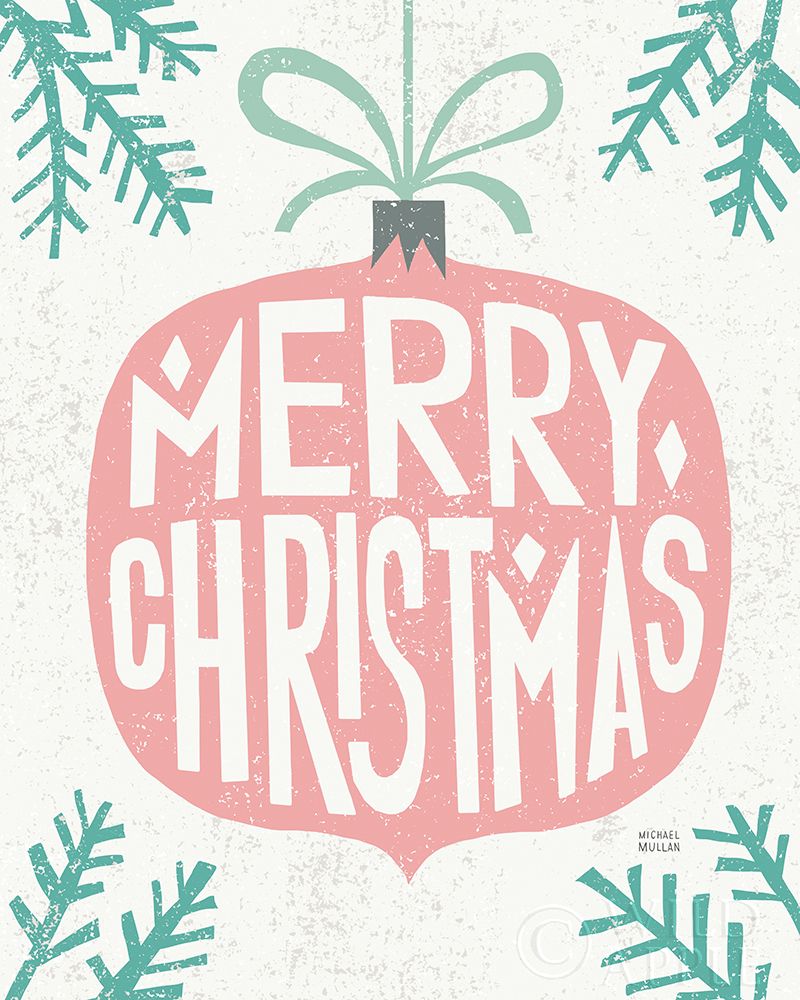 Wall Art Painting id:284069, Name: Christmas Whimsy Ornament Vintage, Artist: Mullan, Michael