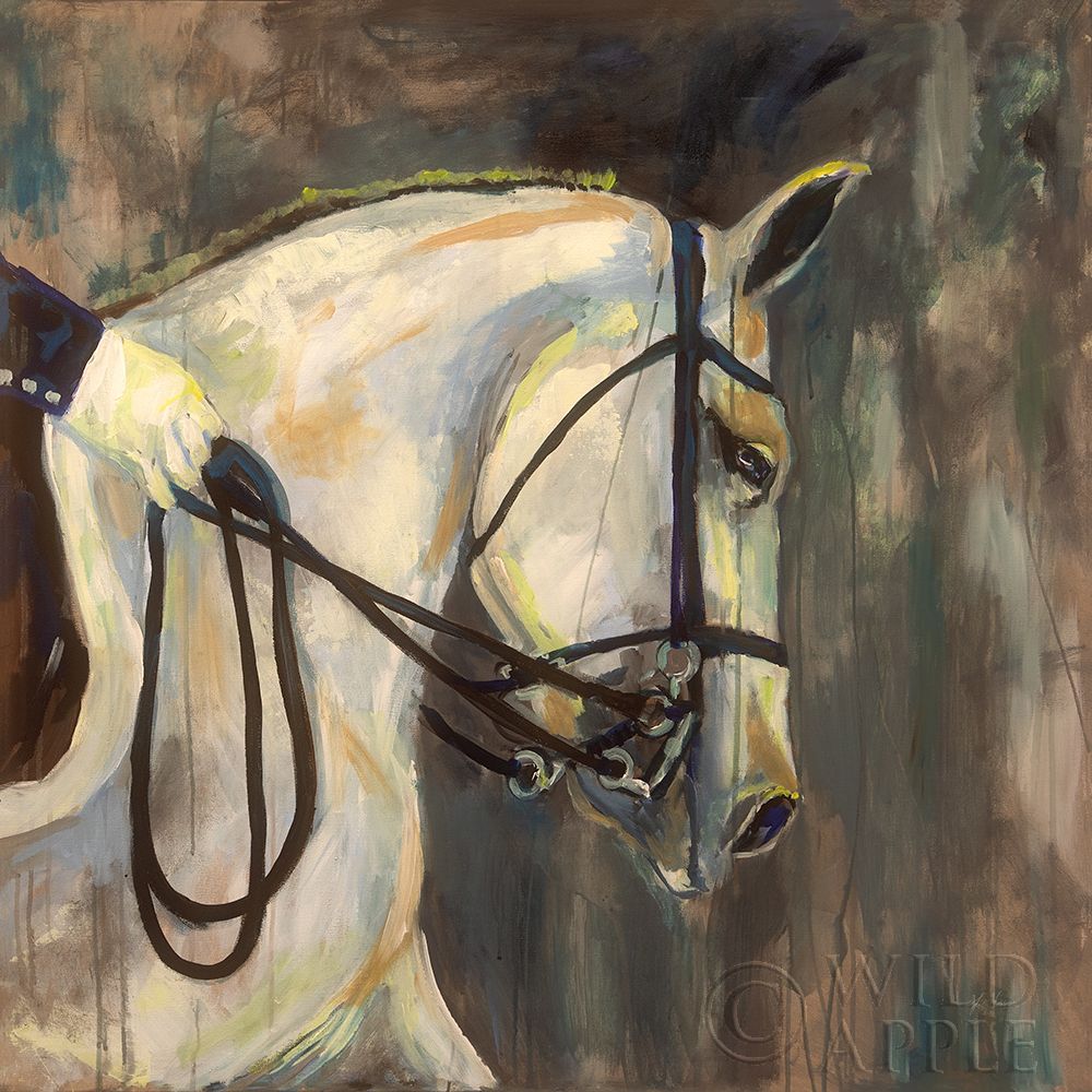 Wall Art Painting id:284027, Name: Dressage v2, Artist: Vertentes, Jeanette