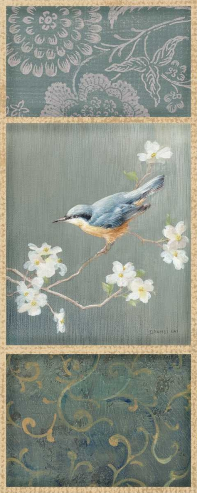 Wall Art Painting id:18430, Name: Nuthatch - Wag, Artist: Nai, Danhui