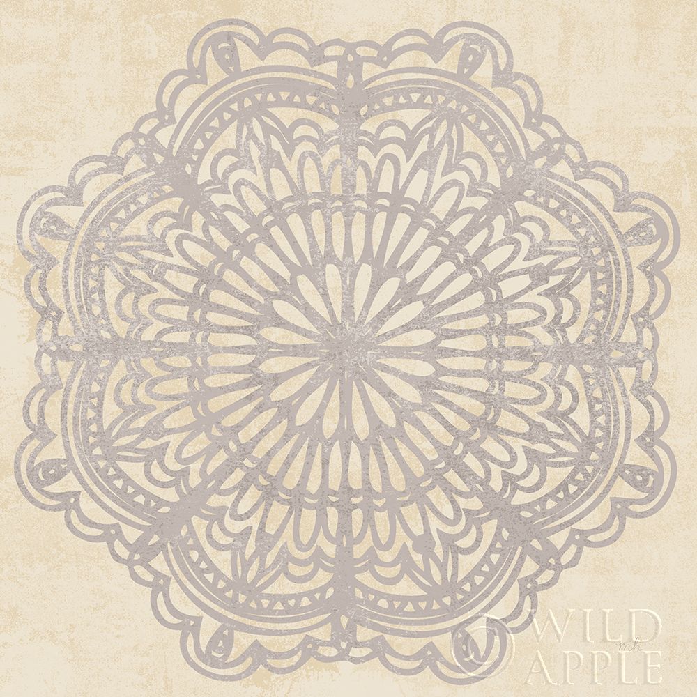 Wall Art Painting id:298413, Name: Contemporary Lace Neutral I Vintage, Artist: Hershey, Moira