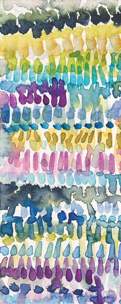 Art Print: Colorful Paterns IV Panel I