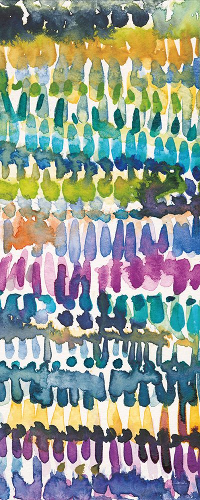 Art Print: Colorful Paterns IV Panel II