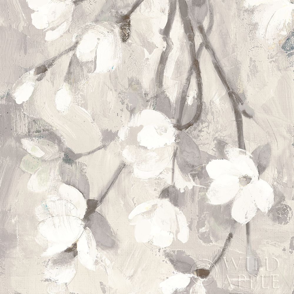 Wall Art Painting id:308503, Name: Magnolia Branch Flipped Cream Crop, Artist: Hristova, Albena