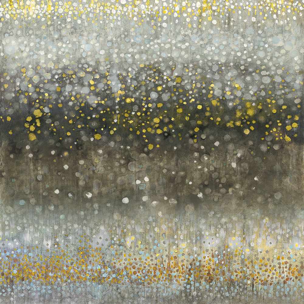 Wall Art Painting id:718996, Name: Abstract Rain Yellow Gray, Artist: Nai, Danhui