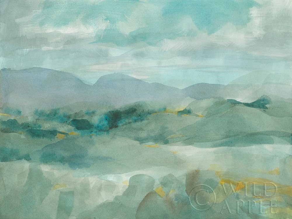 Wall Art Painting id:298163, Name: Green Mountain View, Artist: Nai, Danhui