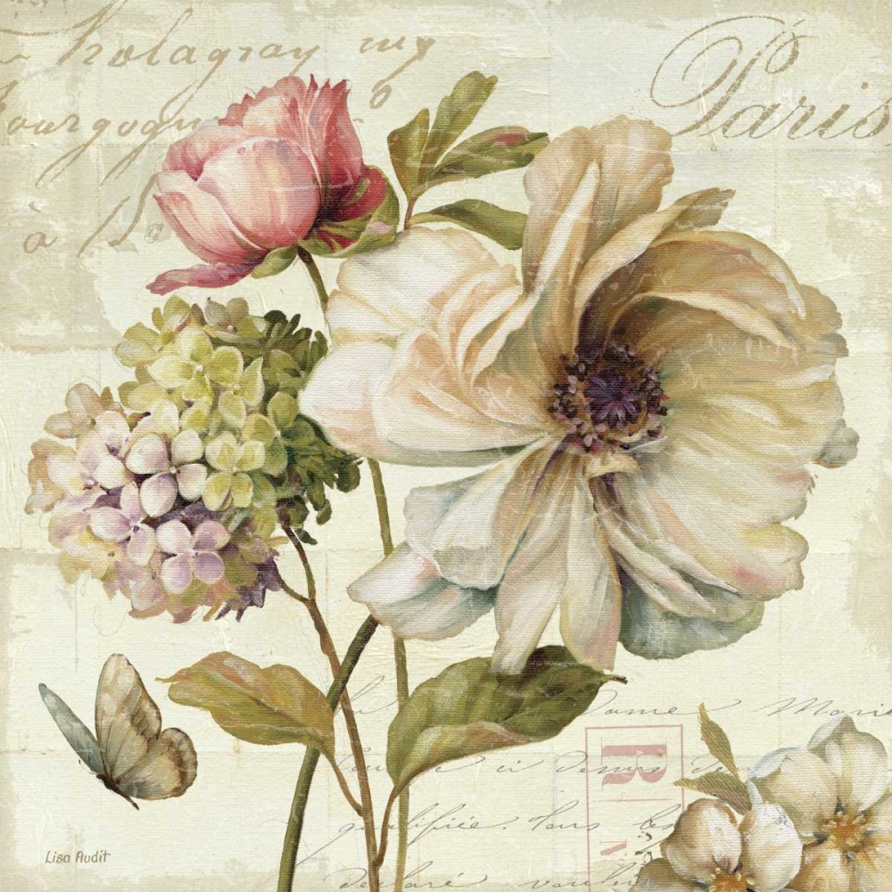 Wall Art Painting id:17764, Name: Marche de Fleurs II, Artist: Audit, Lisa