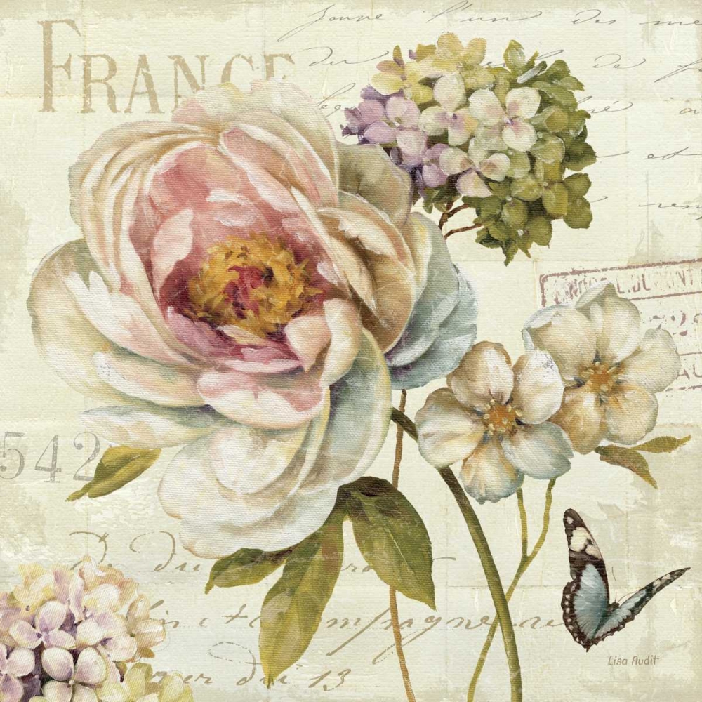 Wall Art Painting id:17693, Name: Marche de Fleurs III, Artist: Audit, Lisa