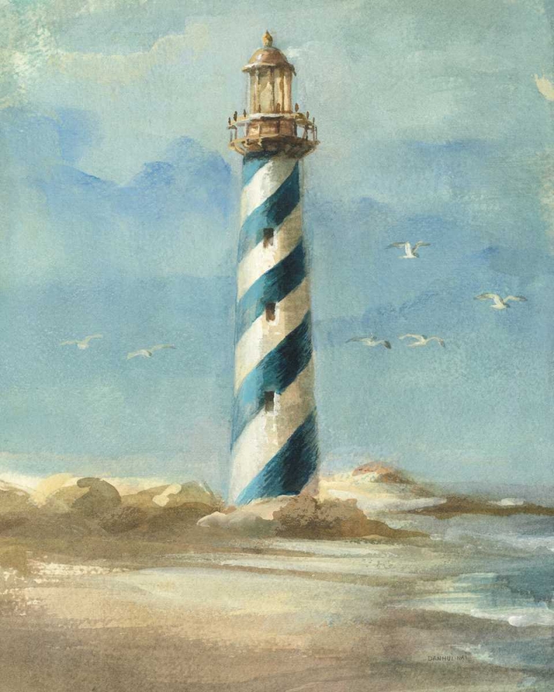 Wall Art Painting id:18562, Name: Lighthouse I, Artist: Nai, Danhui
