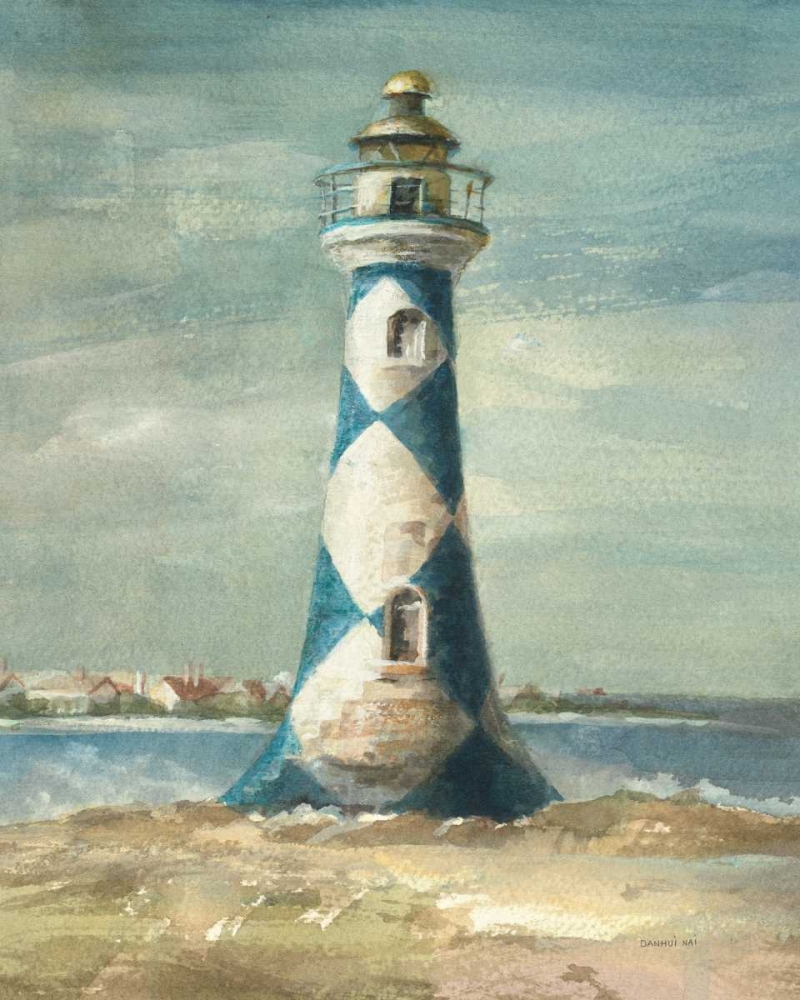 Wall Art Painting id:18894, Name: Lighthouse IV, Artist: Nai, Danhui