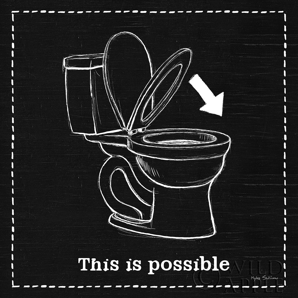 Art Print: Home Improvement VI Black