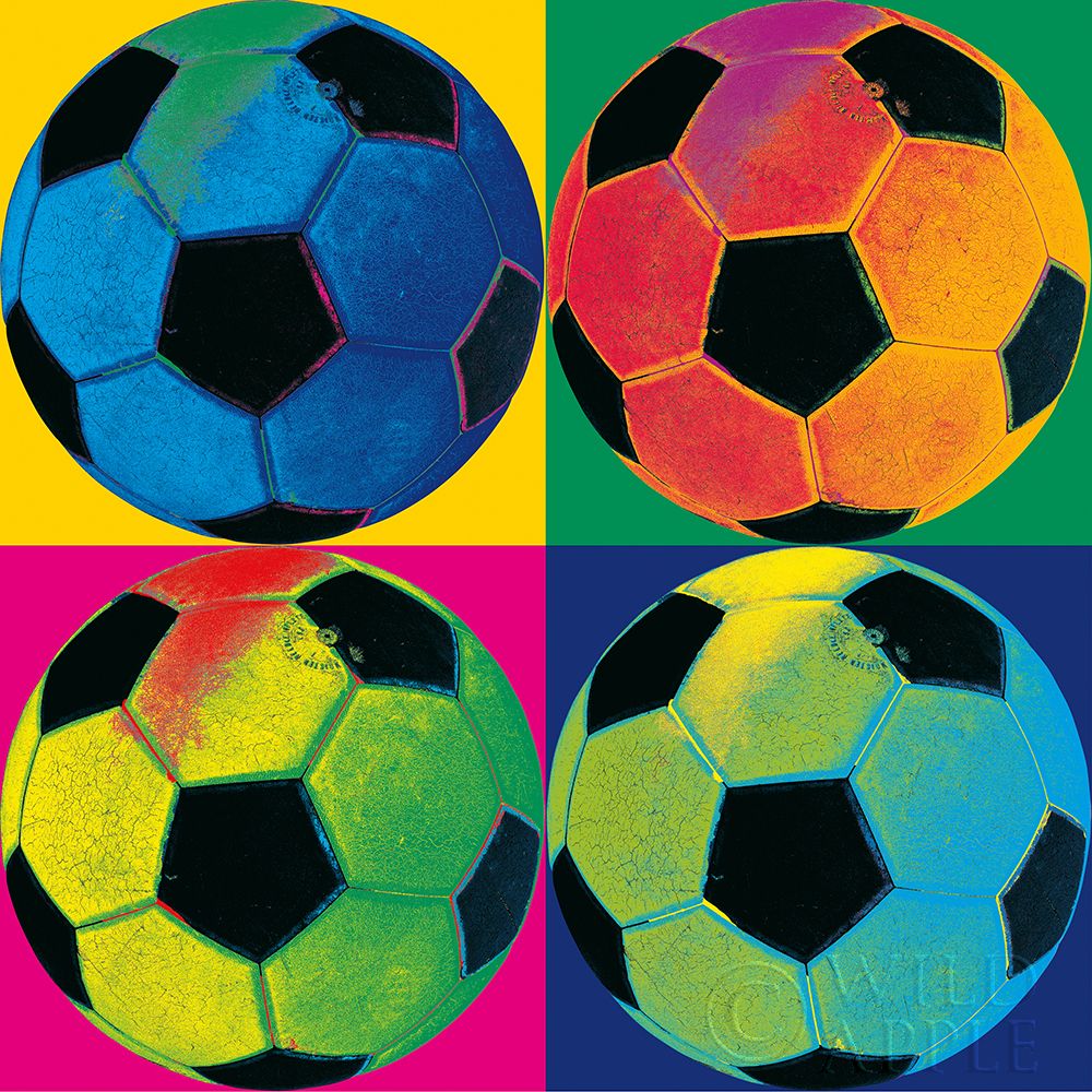 Wall Art Painting id:337796, Name: Ball Four Soccer Crop, Artist: Wild Apple Portfolio