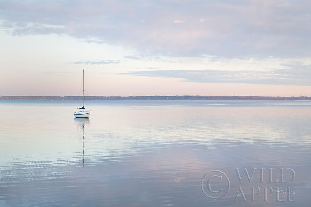 Wall Art Painting id:380704, Name: Sailboat in Bellingham Bay I, Artist: Majchrowicz, Alan