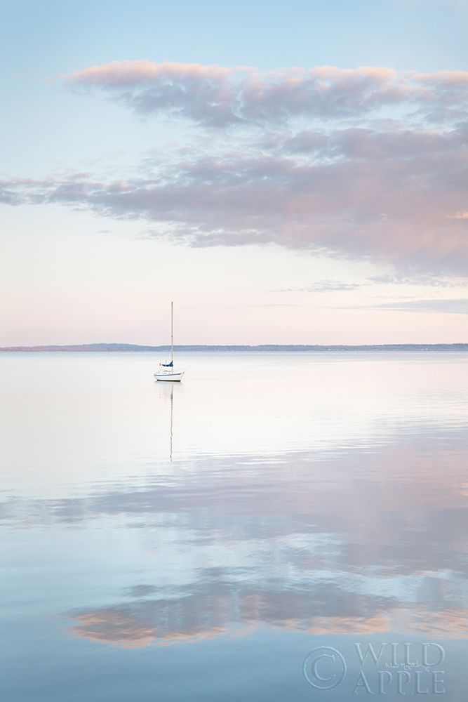 Wall Art Painting id:329797, Name: Sailboat in Bellingham Bay II, Artist: Majchrowicz, Alan