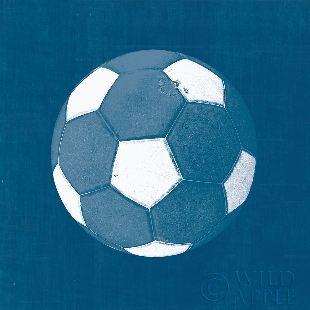 Wall Art Painting id:355996, Name: Ball Four Blueprint II, Artist: Wild Apple Portfolio