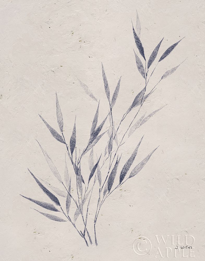 Wall Art Painting id:357376, Name: Soft Summer Sketches III Navy, Artist: Wiens, James