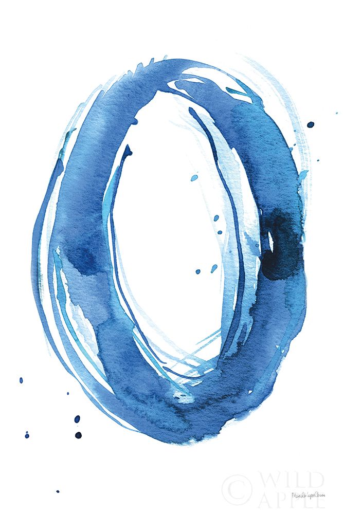 Wall Art Painting id:356227, Name: Bold Blue III, Artist: Charro, Mercedes Lopez