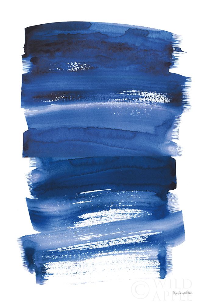 Wall Art Painting id:356228, Name: Bold Blue IV, Artist: Charro, Mercedes Lopez