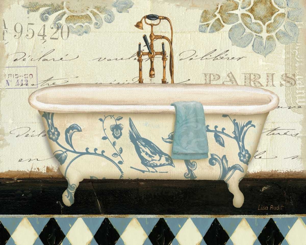 Wall Art Painting id:18172, Name: Marche de Fleurs Bath II, Artist: Audit, Lisa