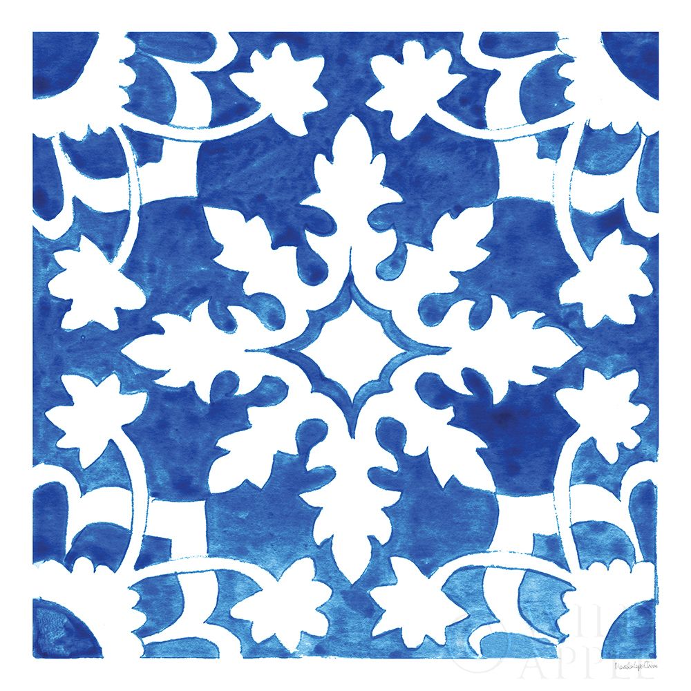 Wall Art Painting id:390674, Name: Andalusian Tile II, Artist: Charro, Mercedes Lopez