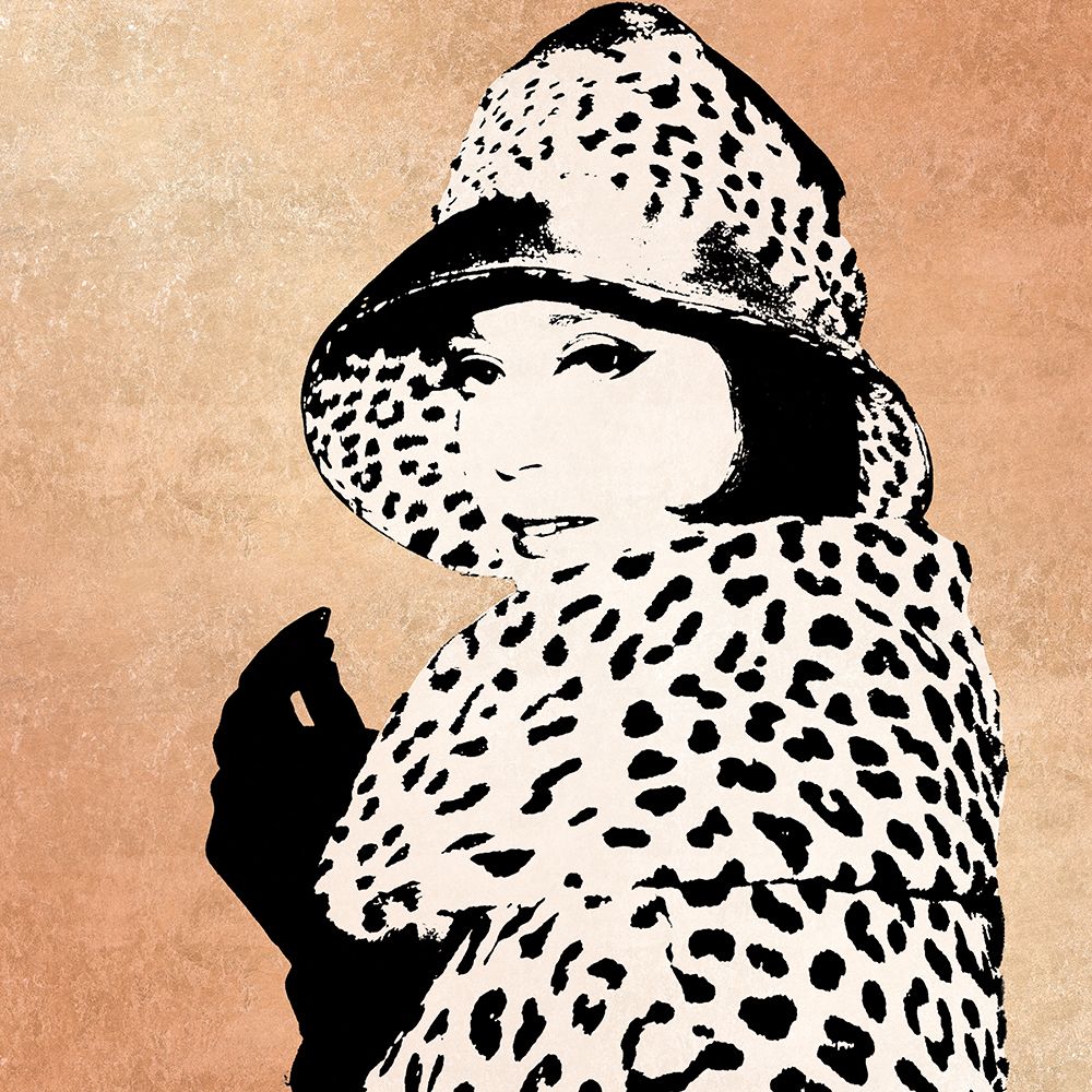 Art Print: Fashion News II Rose Gold