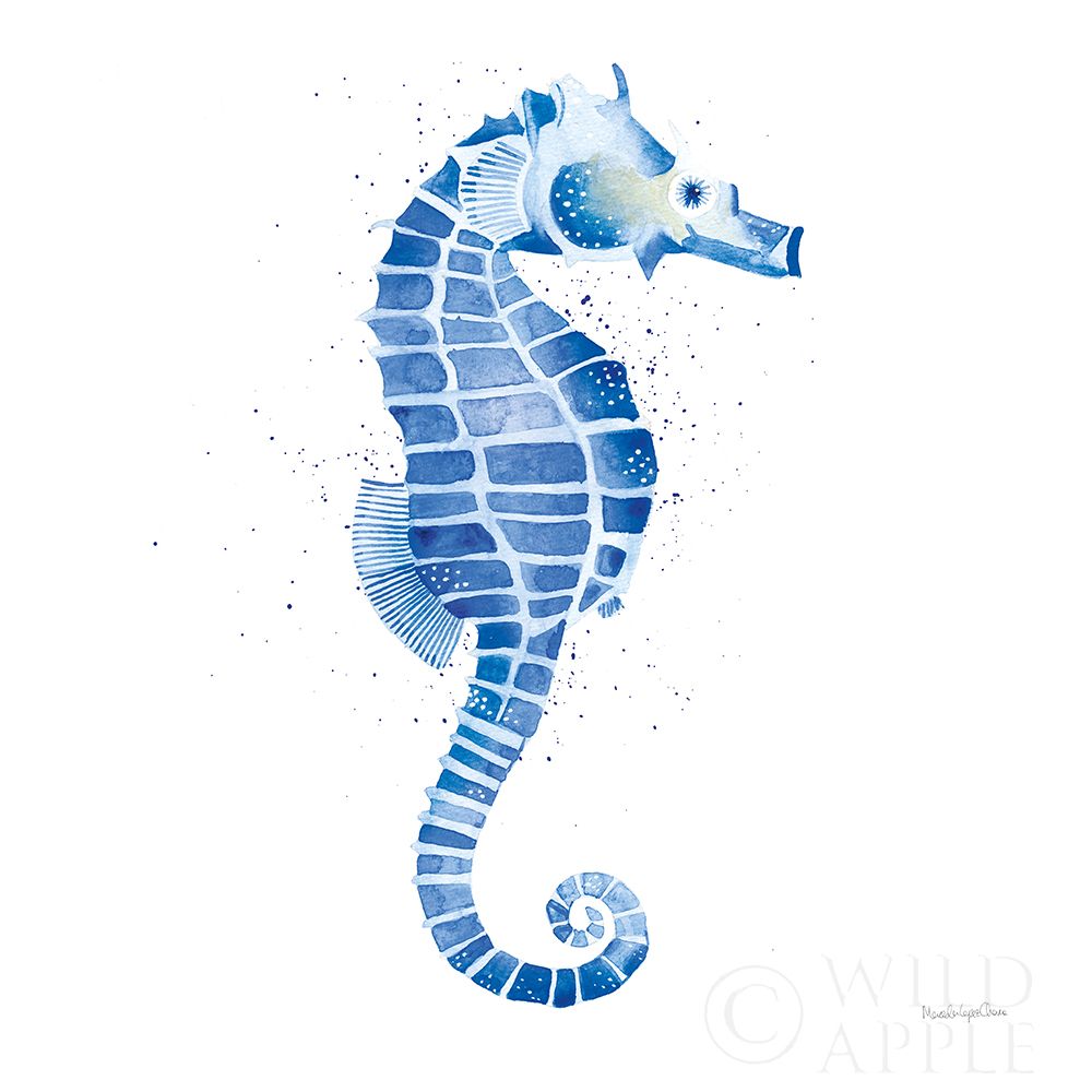 Wall Art Painting id:396517, Name: Seahorse, Artist: Charro, Mercedes Lopez