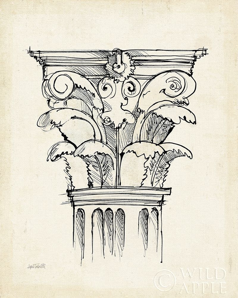Wall Art Painting id:431586, Name: Museum Sketches VI Off White, Artist: Tavoletti, Anne