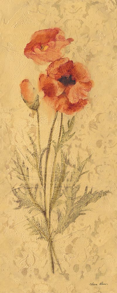 Wall Art Painting id:653763, Name: Poppy Panel, Artist: Blum, Cheri