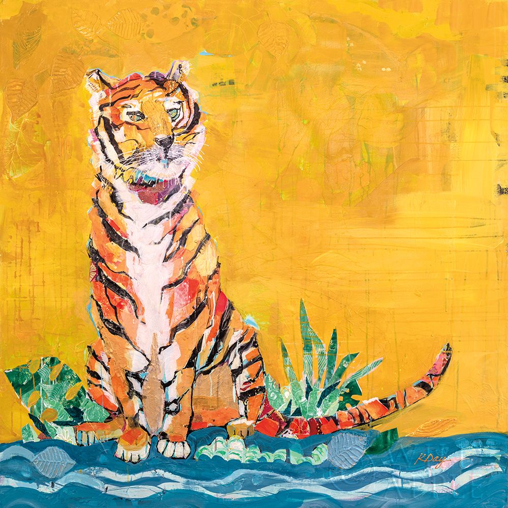 Wall Art Painting id:431540, Name: Tiger, Artist: Day, Kellie