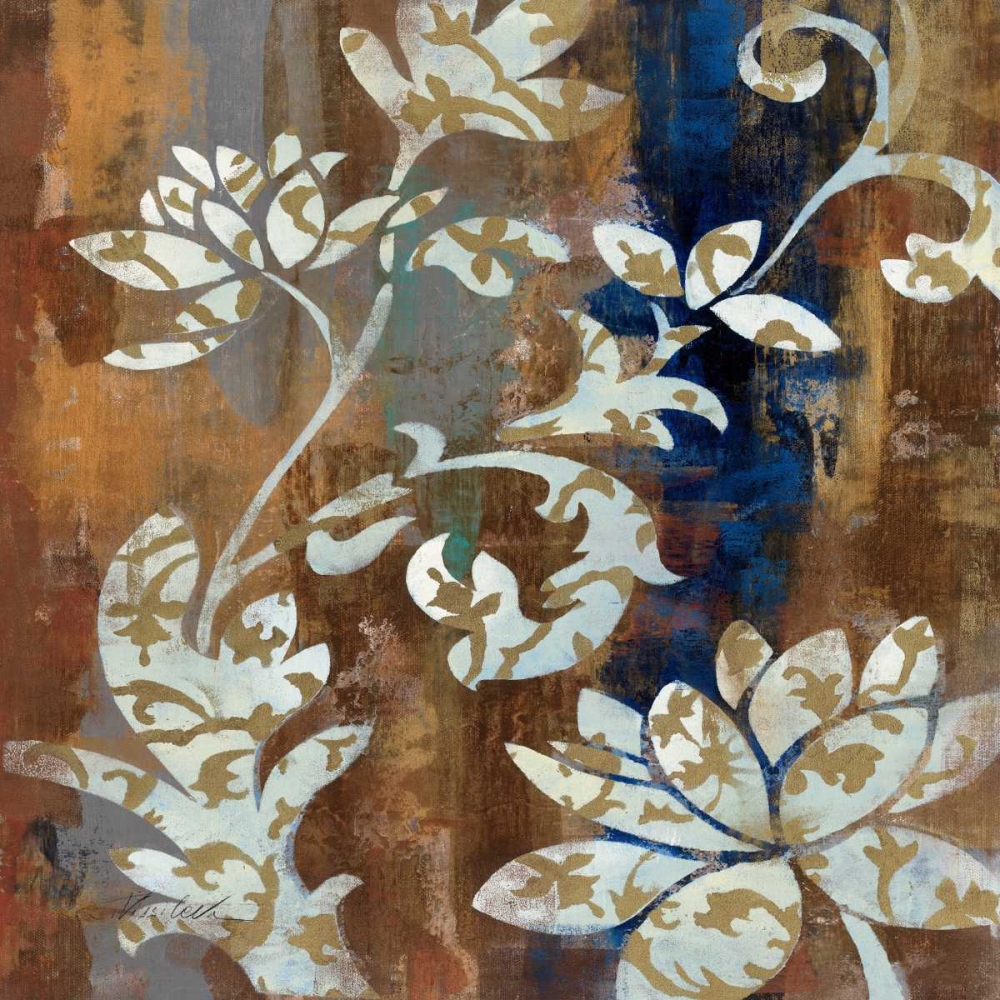 Wall Art Painting id:18270, Name: Moonlight Magnolia Silhouette I, Artist: Vassileva, Silvia