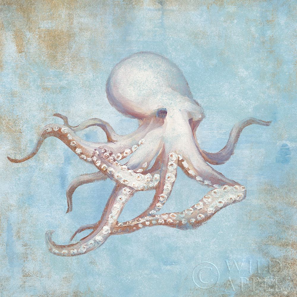 Wall Art Painting id:438076, Name: Treasures from the Sea V Watercolor, Artist: Nai, Danhui