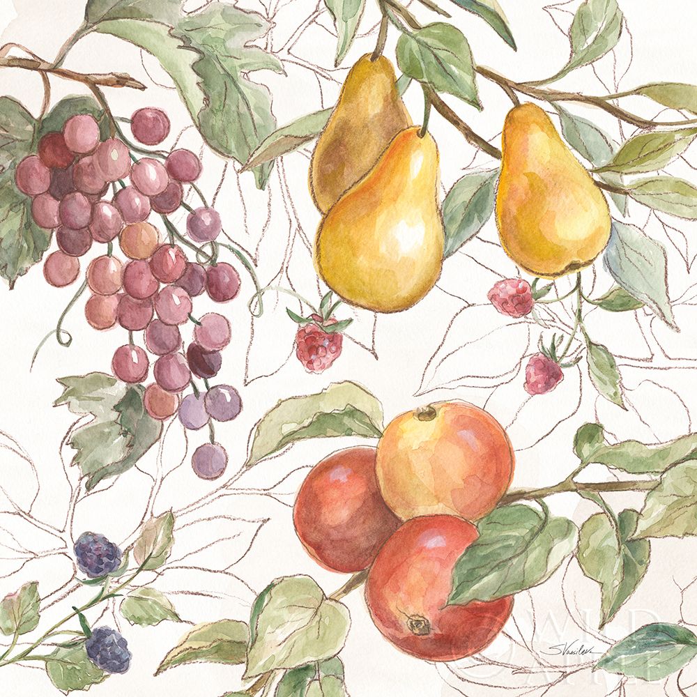 Wall Art Painting id:434803, Name: In the Orchard VII, Artist: Vassileva, Silvia