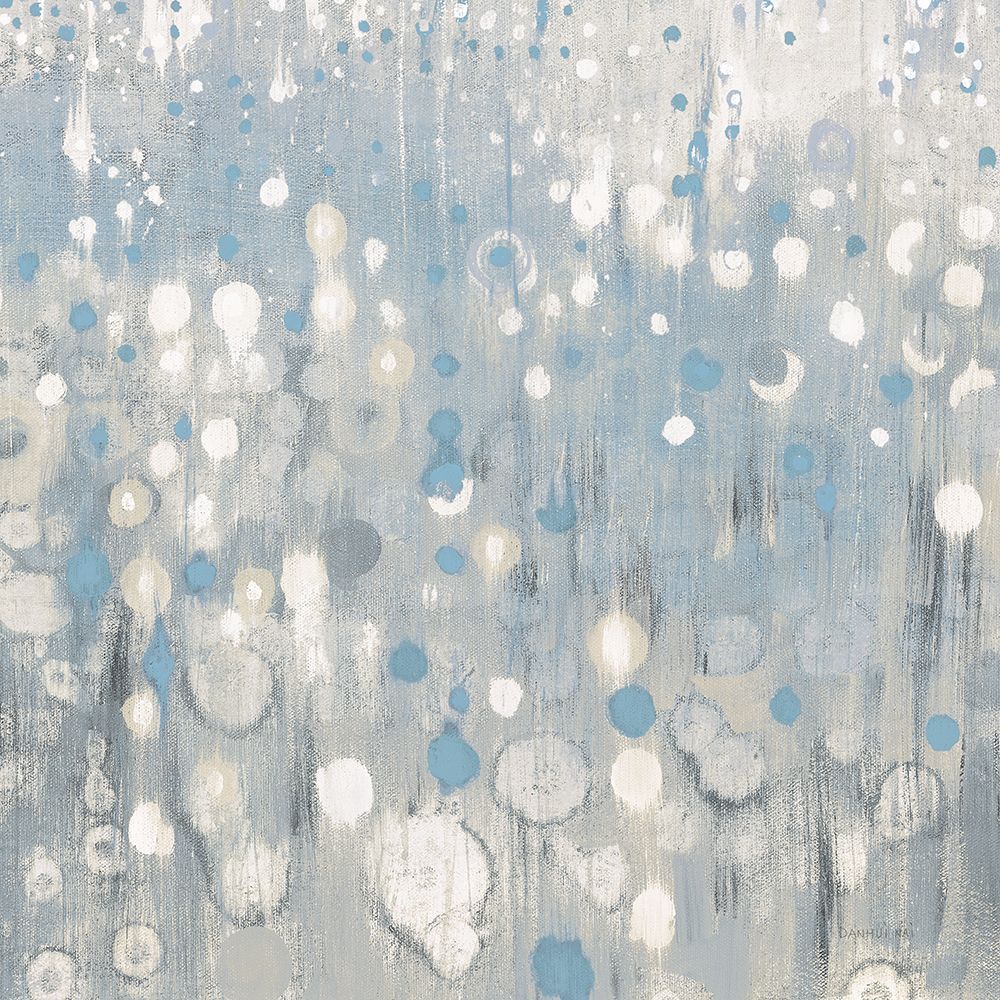 Wall Art Painting id:447904, Name: Rain Abstract VI Blue, Artist: Nai, Danhui