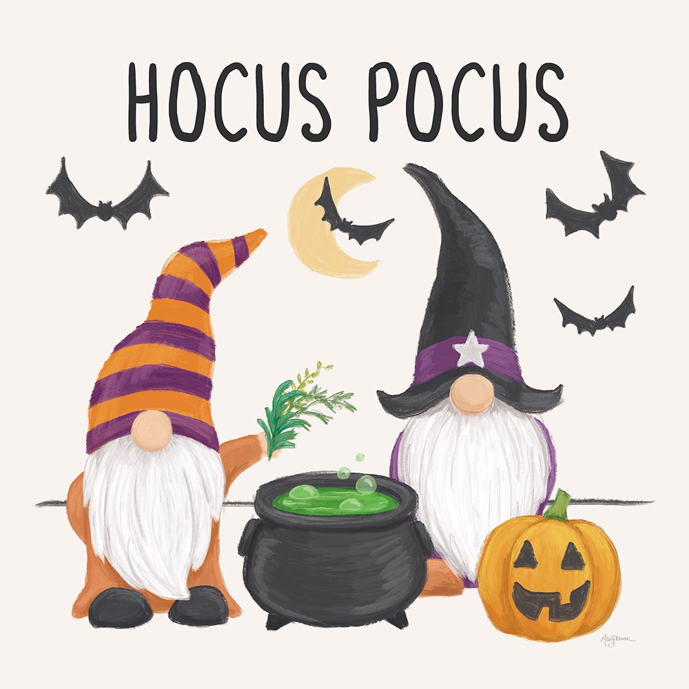 Art Print: Halloween Gnomes II