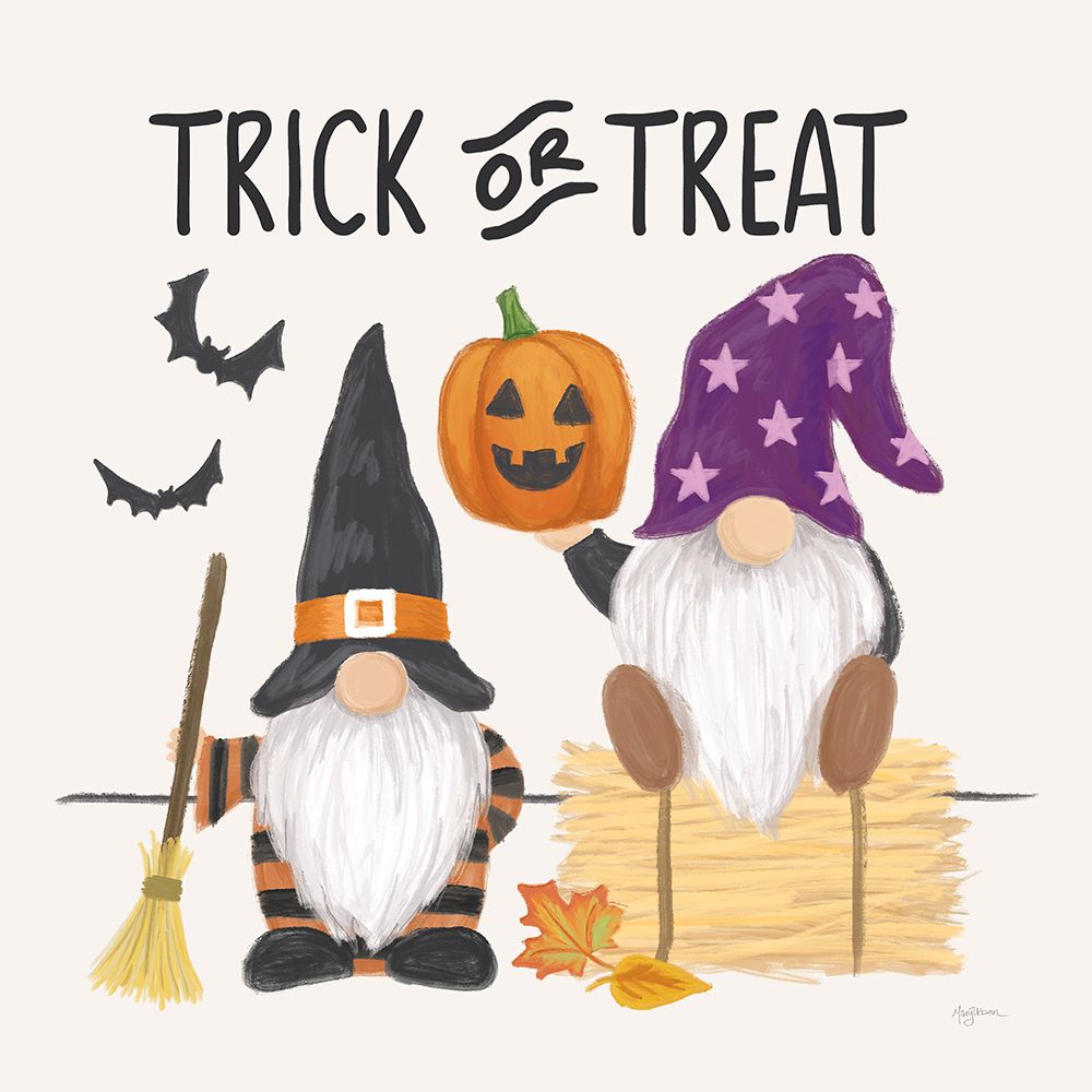 Art Print: Halloween Gnomes III
