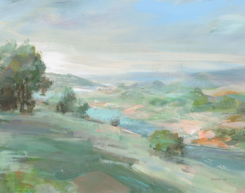 Wall Art Painting id:479153, Name: Valley in Sunshine, Artist: Nai, Danhui