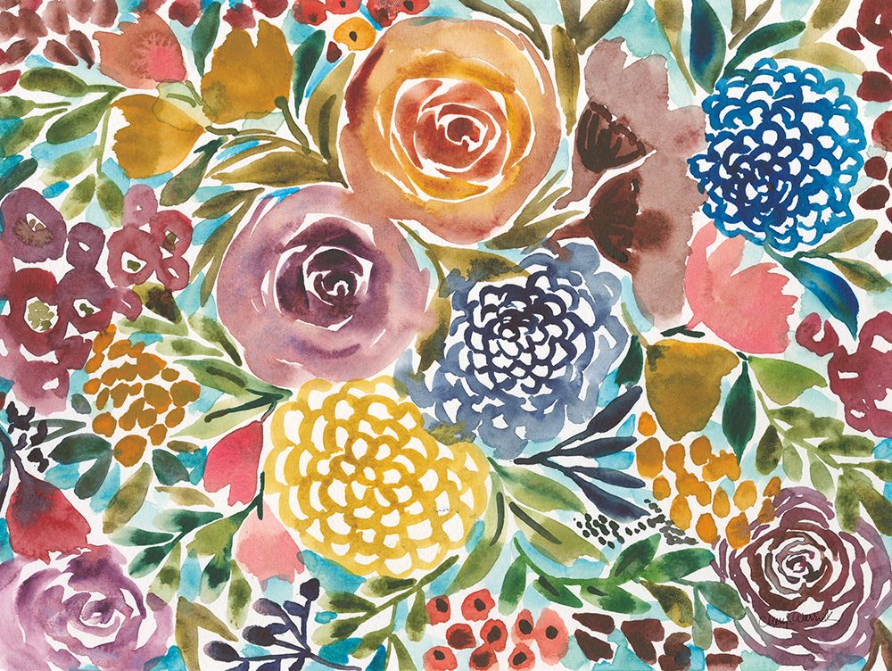 Art Print: Spray of Flowers