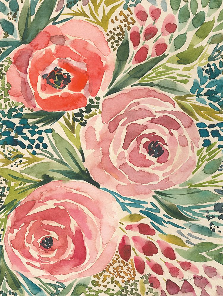 Art Print: Antique Garden III