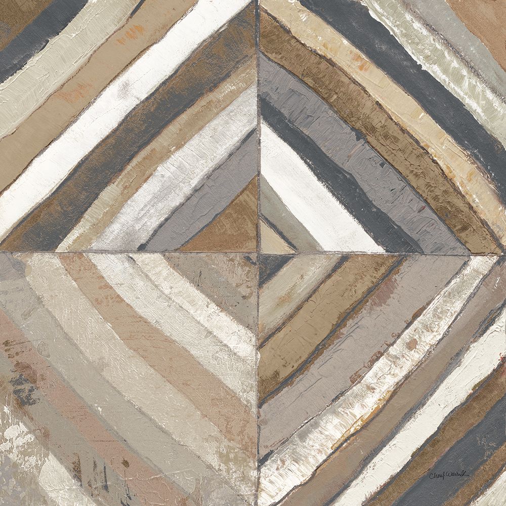 Art Print: The Center II Abstract Crop Dark