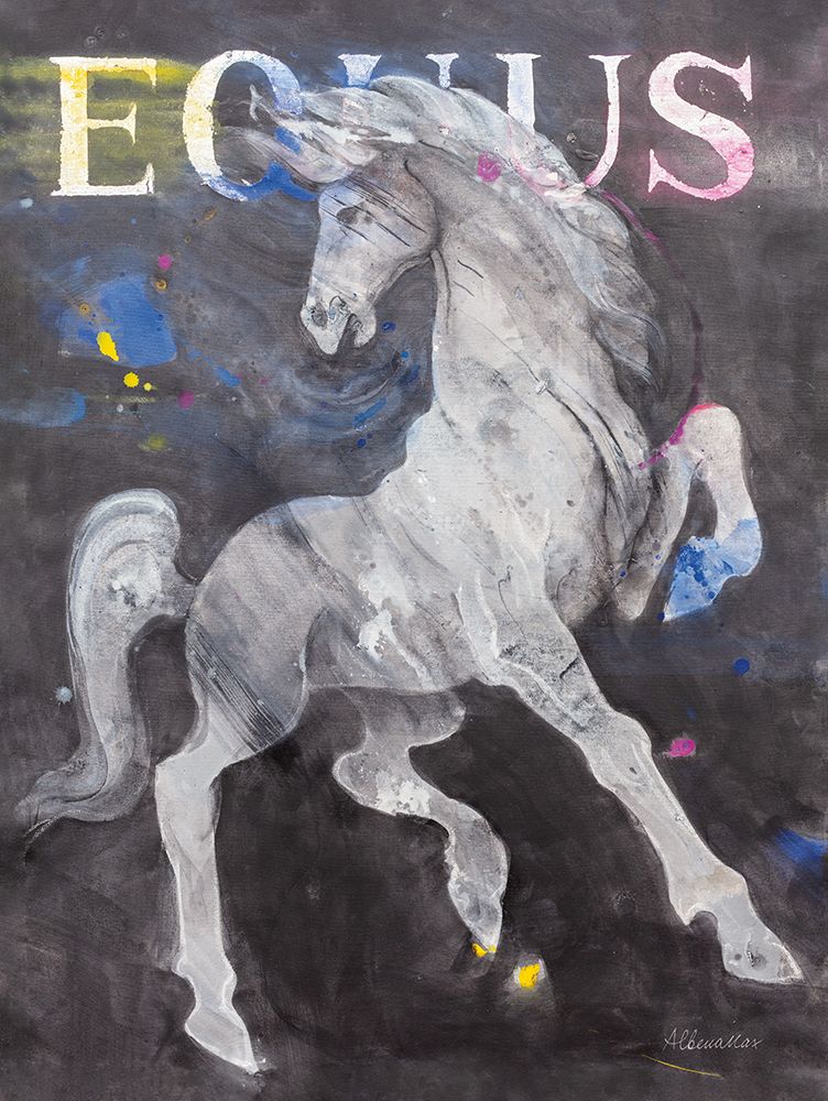 Wall Art Painting id:535396, Name: Equus Stallion, Artist: Hristova, Albena
